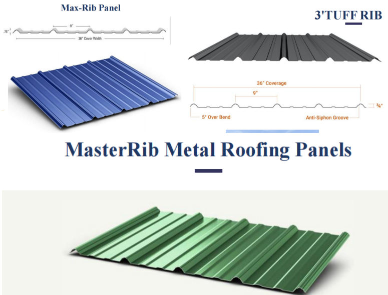 roof panel for USA