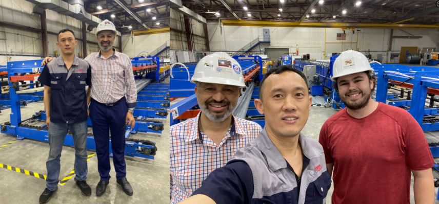 Ag panel machine installation